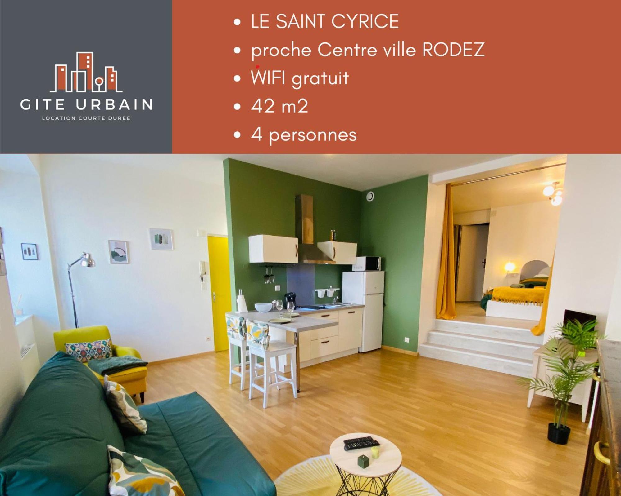 Appartement Le Saint Cyrice à Rodez Extérieur photo